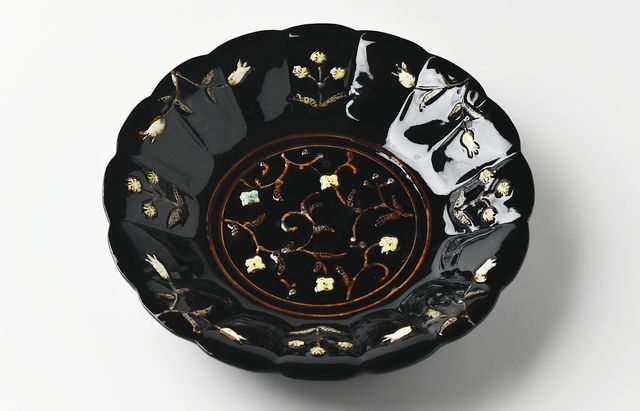 萬古焼　山本広巳作　輪花口　八角花入　共布共箱　V　R7981 山本哲也 18 白釉稜花鉢 ｜ 暮らしのうつわ花田 和食器 通販
