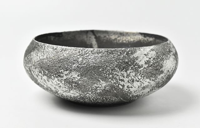 山本哲也 33B sabi-刷毛目銀彩空鉢（大）