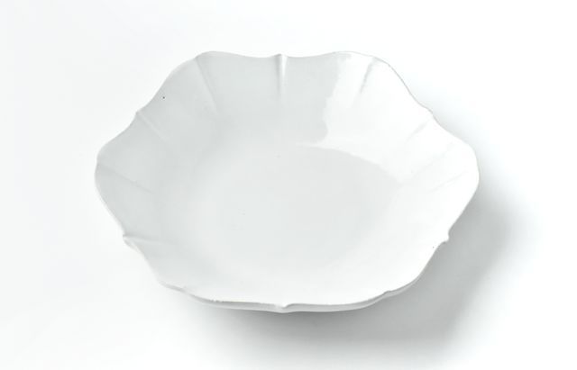 山本哲也 14 白釉桔梗形鉢 ｜ 暮らしのうつわ花田 和食器 通販