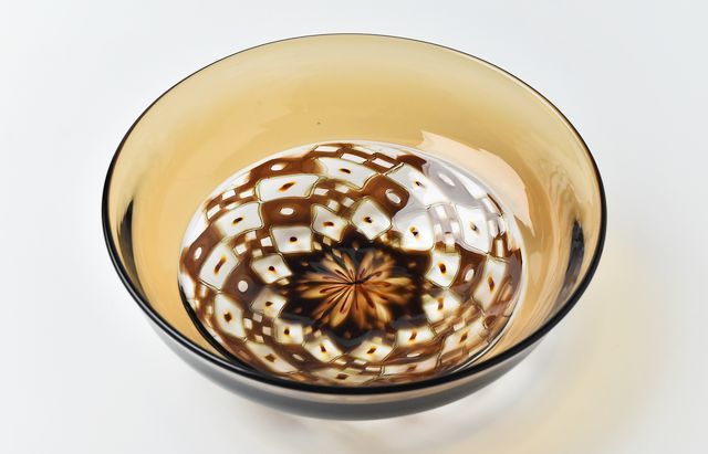 みずのみさ 14 モザイク鉢（茶） ｜ 暮らしのうつわ花田 和食器 通販