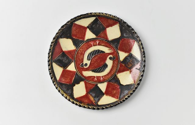 西納三枝 牡丹に山水図盛鉢 ｜ 暮らしのうつわ花田 和食器 通販