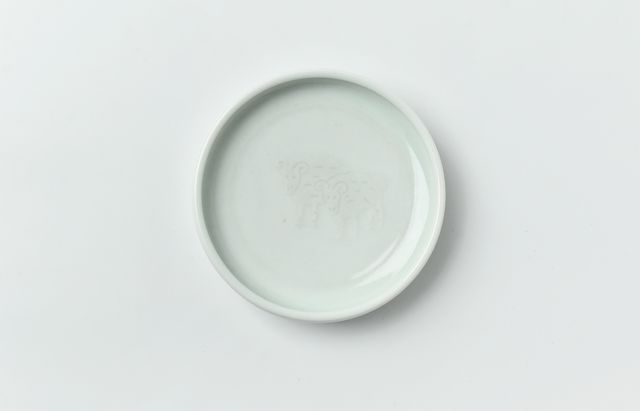 松本優樹 16 もみ灰釉豆皿（磁） ｜ 暮らしのうつわ花田 和食器 通販