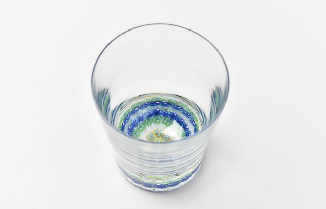 三留舞 2D 千の花 グラス ｜ 暮らしのうつわ花田 和食器 通販