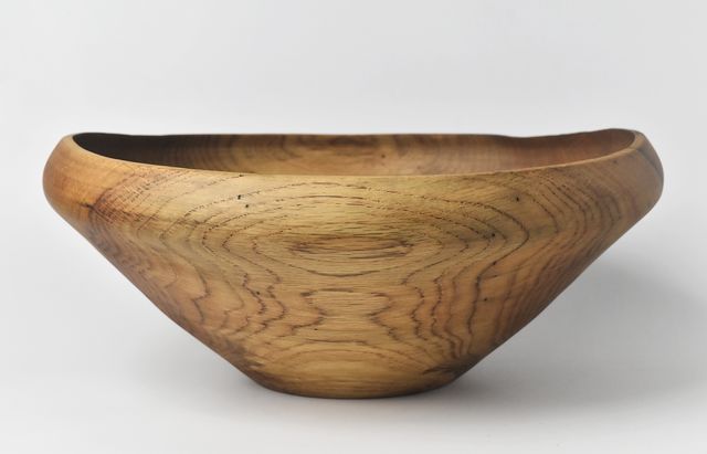 iiDA Woodturning 19B サラダ＆パスタボウル なら/ウレタン（飯田慎一