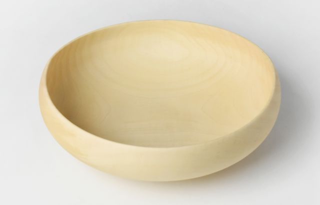 iiDA Woodturning 23B　サラダボウル トチノキ/ウレタン（飯田慎一）