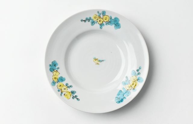 九谷青窯 101 色絵7寸皿 ｜ 暮らしのうつわ花田 和食器 通販
