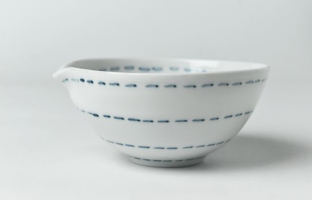 京焼　窯変片口八寸鉢 赤絵片口鉢（KIA-114） 作家「荒木漢一」