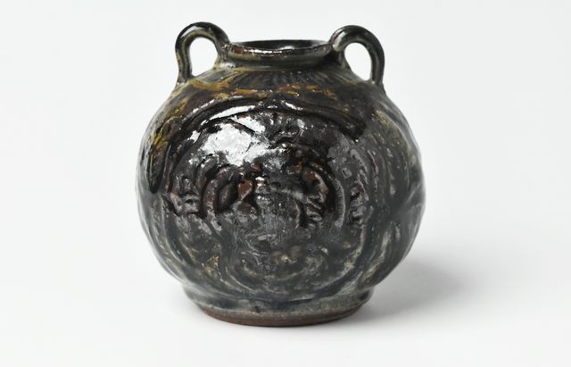 イムサエム 8 刻文花入耳付 ｜ 暮らしのうつわ花田 和食器 通販