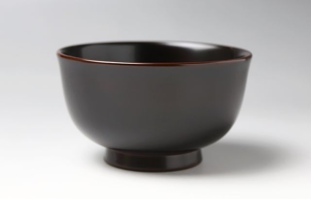 滴生舎 浄漆椀（中）溜 ミズメ/全工程浄法寺漆 ｜ 暮らしのうつわ花田