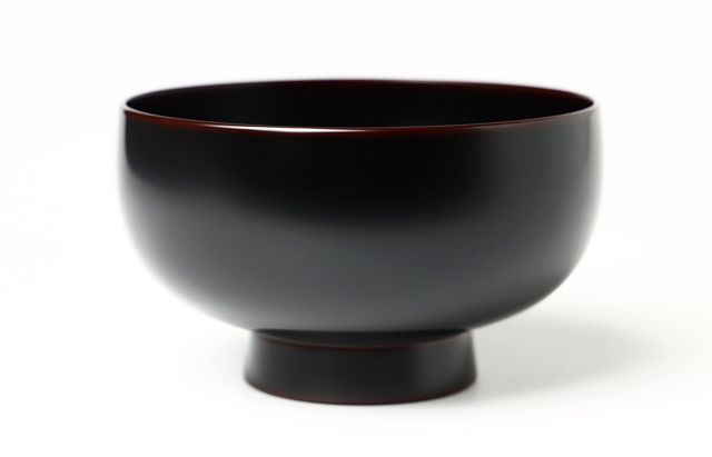 岩舘隆（浄法寺）端反椀 朱（4.2寸） 作家｜和食器 通販 暮らしの