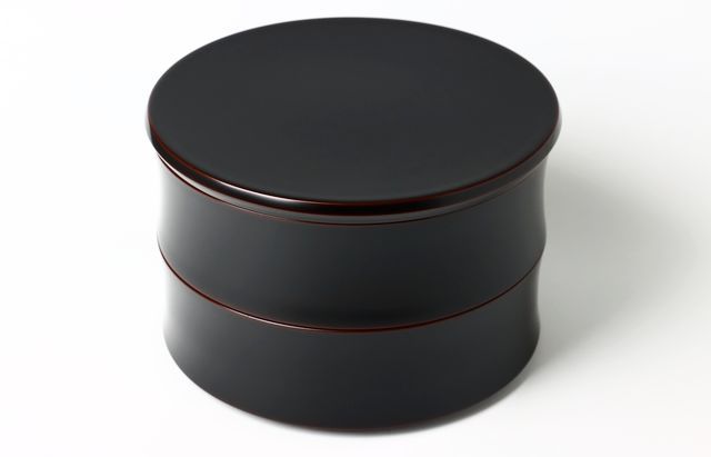 浄法寺　二段丸重　溜 浄法寺 7寸二段丸重（溜） ｜ 暮らしのうつわ花田 和食器 通販