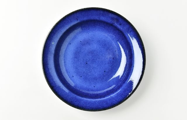 瀧田操 ルリ釉リム深皿 ｜ 暮らしのうつわ花田 和食器 通販