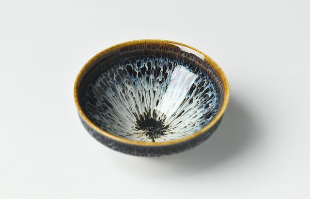 幹山繁太 16 墨呉須漢詩絵盃 ｜ 暮らしのうつわ花田 和食器 通販