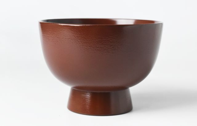 後藤睦 58　合鹿椀14.5cm 弁柄漆（カバ）