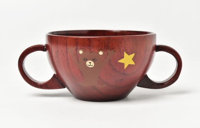 花田 K3.3両手カップ茜 くま ｜ MOAS Kids モアスキッズ 暮らしの