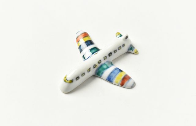重田良古 箸置 旅客機