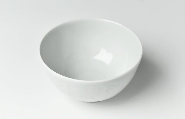 水野克俊　茶碗　6個セット 水野克俊 67 白磁面取小菊紋飯碗 ｜ 暮らしのうつわ花田 和食器 通販