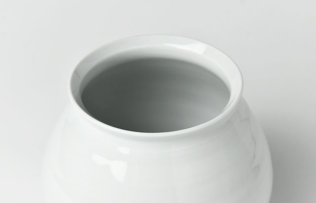 水野克俊 17 白磁壺 ｜ 暮らしのうつわ花田 和食器 通販