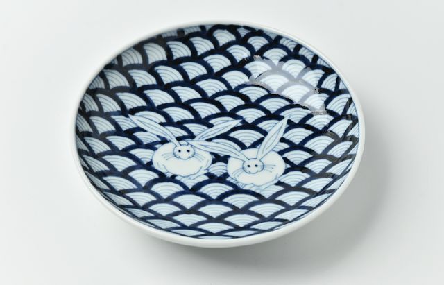 岩永浩　中皿 松竹梅丸紋 リム7寸皿《岩永 浩》 | 24to3［西富陶磁器オンライン