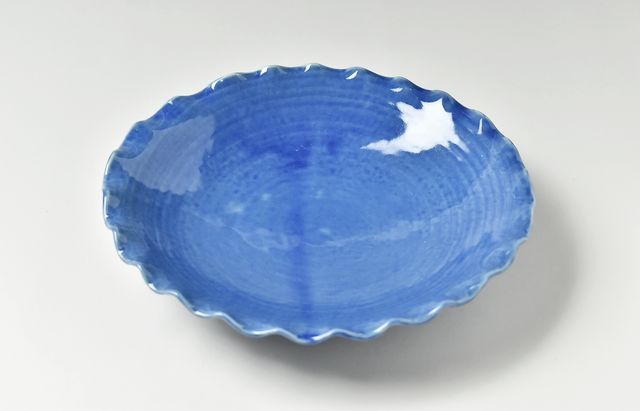 atelier quichane 渕錆楕円手描き皿（蛸唐草・軍配瓢 楽天市場】【ふるさと納税】有田焼 2枚セット 青色の楕円皿 食器