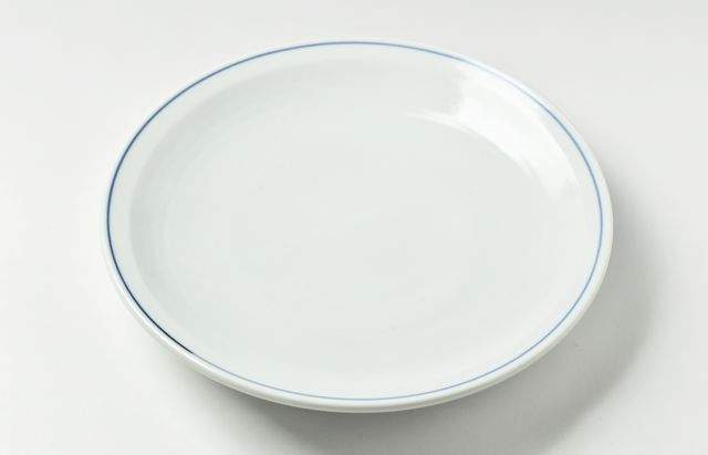 海野裕 青ライン7寸皿 ｜ 暮らしのうつわ花田 和食器 通販