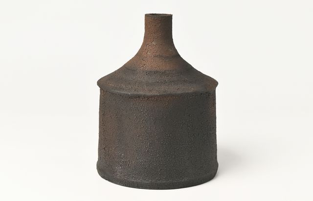 雪ノ浦裕一 14B 漆黒砧花器 ｜ 暮らしのうつわ花田 和食器 通販