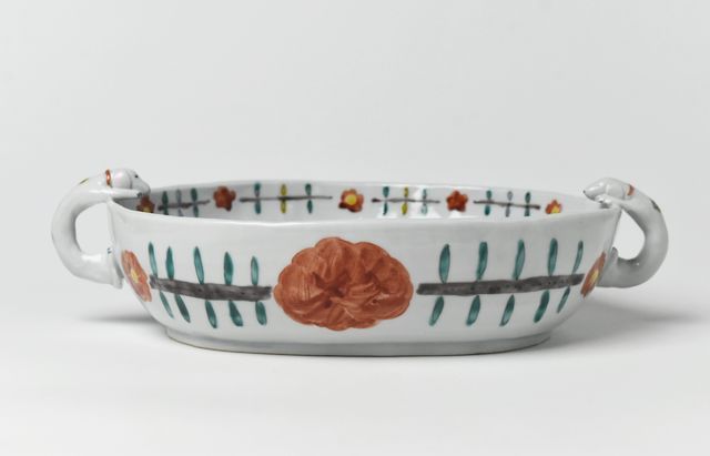 陶磁器】【手描き】ニュー 花鉢♪ ♪ 陶磁器】【手描き】ニュー 花鉢