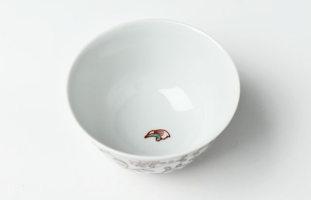 山本恭代 赤絵唐草文飯碗 ｜ 暮らしのうつわ花田 和食器 通販