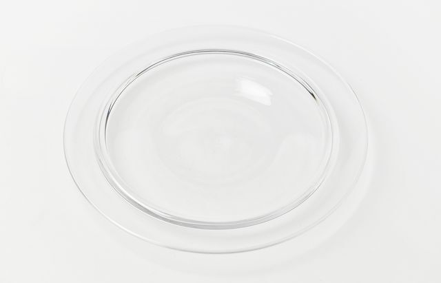 河上智美エッジプレートフラット（クリア）｜暮らしのうつわ花田和食器通販