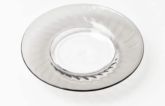河上智美絞りリム7寸皿（グレー）｜暮らしのうつわ花田和食器通販