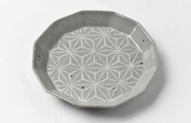 志村睦彦 39 三島麻葉文十二角5寸皿 ｜ 暮らしのうつわ花田 和食器 通販