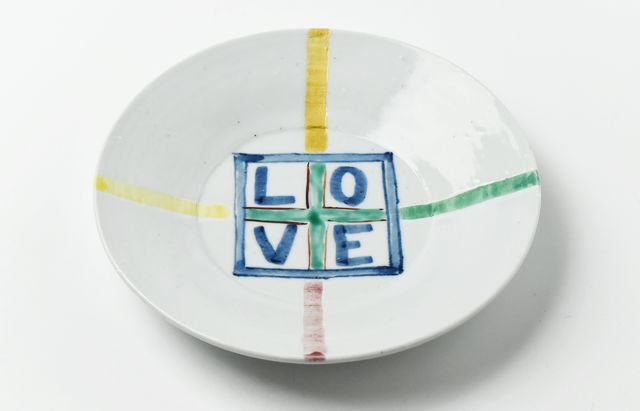 中尾万作 LOVE7寸皿 ｜ 暮らしのうつわ花田 和食器 通販