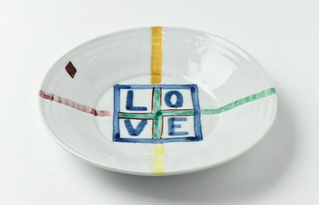 中尾万作 46 LOVE7寸皿 ｜ 暮らしのうつわ花田 和食器 通販