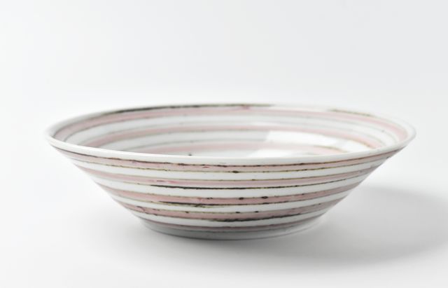 中尾万作 バラ売りなし 中尾万作 95 桃コマサラダ鉢 | 暮らしのうつわ花田 和食器 通販