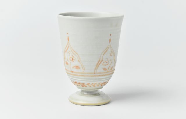 稲村真耶 月光釉赤絵ゴブレットB ｜ 暮らしのうつわ花田 和食器 通販
