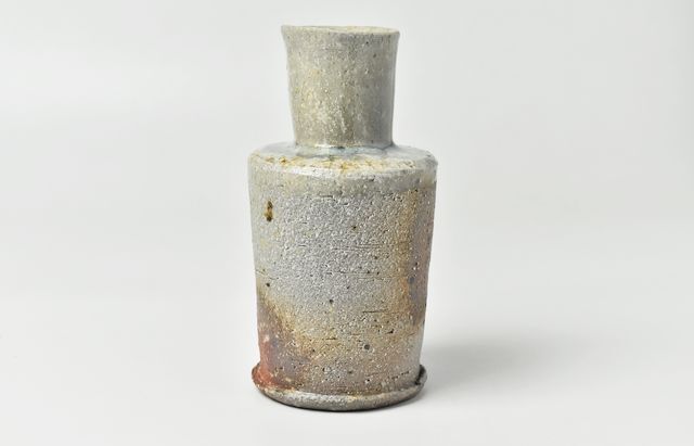 値下】青娥窯 松元洋一作② 『自然釉算盤花入』 穴窯焼成 - メルカリ