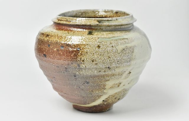 灰釉　小壺　共箱付き　ミツカン酢記念　（新品） d85801455c868a6a1faf60df626704