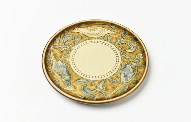 増渕篤宥 10 釉象嵌雉文洋盃托 ｜ 暮らしのうつわ花田 和食器 通販