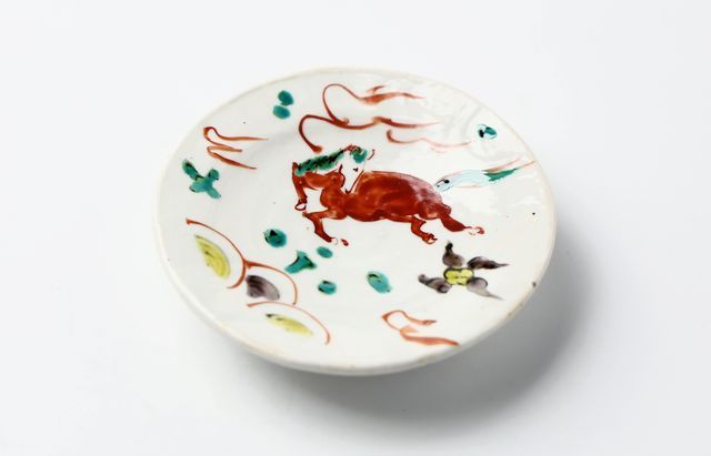 松浦ナオコ 7 色絵馬文小皿 ｜ 暮らしのうつわ花田 和食器 通販