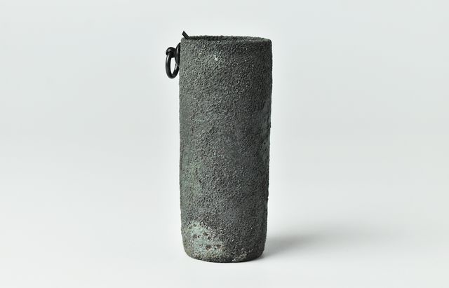 野口悦士 271 緑青 筒掛花入SS ｜ 暮らしのうつわ花田 和食器 通販