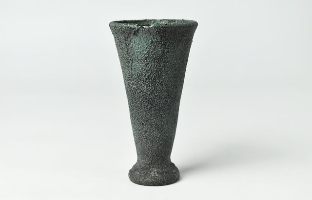 野口悦士 293 緑青花入 ｜ 暮らしのうつわ花田 和食器 通販