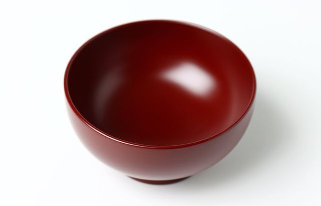 ふじい製作所 54 丸椀 大 上塗り 赤 ｜ 暮らしのうつわ花田 和食器 通販