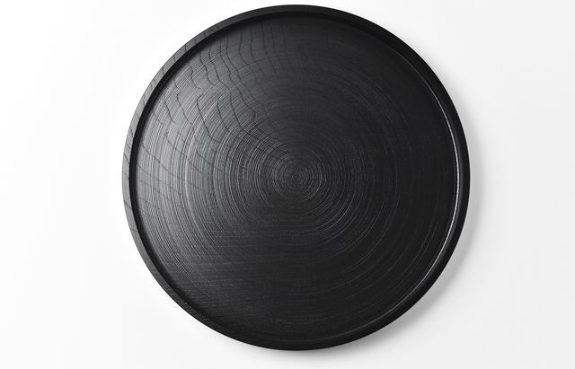 川添日記　三日月皿　生漆　葡萄絵　菓子皿　多用皿　インテリア　22cm ふじい製作所 78 欅大盆 漆 370/29 ｜ 暮らしのうつわ花田 和