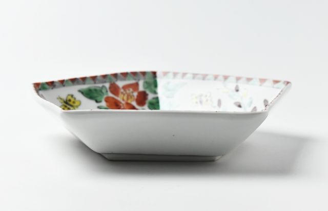 古川桜 5E 猪鹿蝶五角中鉢 ｜ 暮らしのうつわ花田 和食器 通販