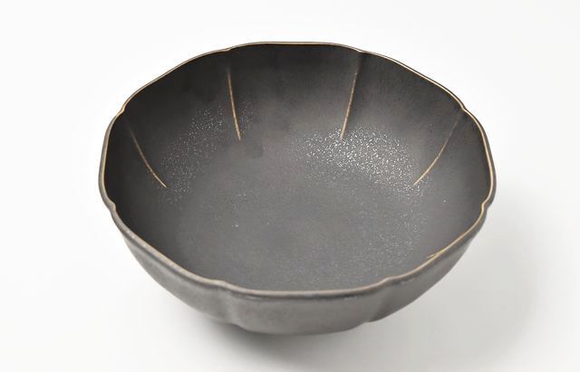 岩谷窯　山本教行　鉢　ボウル　直径21センチ 傷なし　吉田璋也に師事　瑠璃釉 岩谷窯 山本教行 鉢 ボウル 直径21センチ 傷なし 吉田璋也に