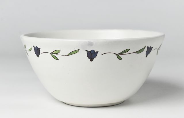 安部太一 19C 白釉色絵ボウル【202605】 ｜ 暮らしのうつわ花田 和食器