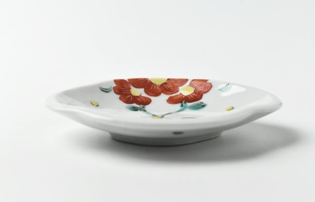 九谷青窯 49 色絵木瓜小皿 ｜ 暮らしのうつわ花田 和食器 通販