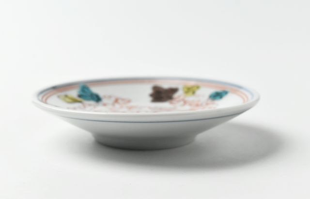 九谷青窯 53 色絵牡丹小皿 ｜ 暮らしのうつわ花田 和食器 通販