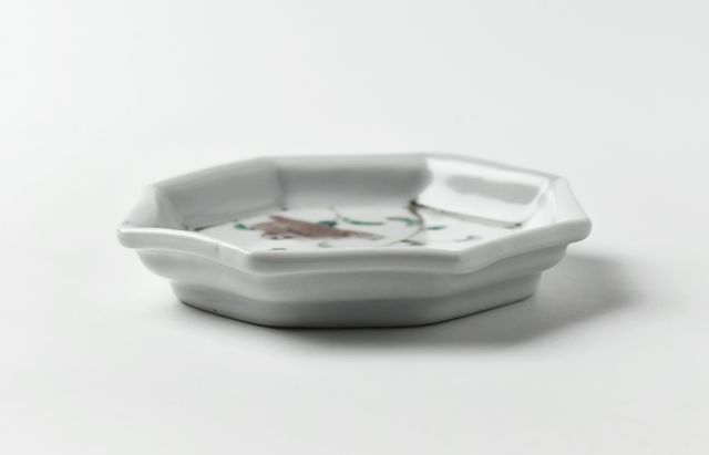 九谷青窯 58 色絵花八角小皿 ｜ 暮らしのうつわ花田 和食器 通販