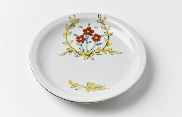 九谷青窯 69 色絵花文皿 ｜ 暮らしのうつわ花田 和食器 通販
